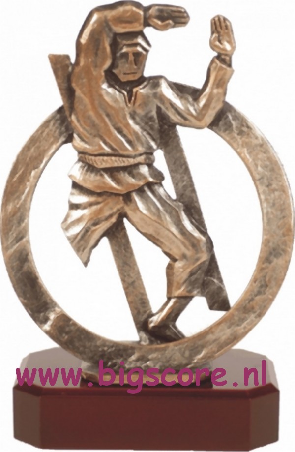 Karate Metaalbeeld BEL299